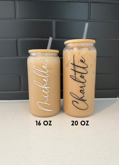 20oz. Personalized Iced Coffee Cup