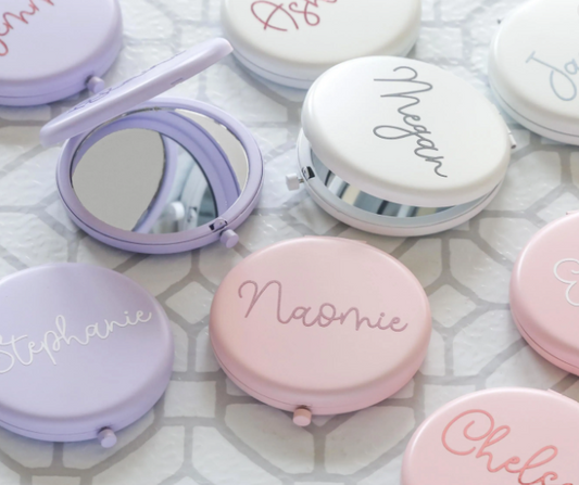 Compact mirrors with names 