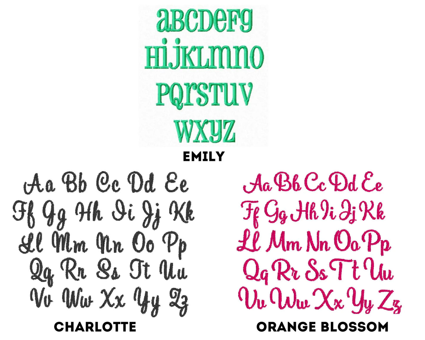 sample lettering