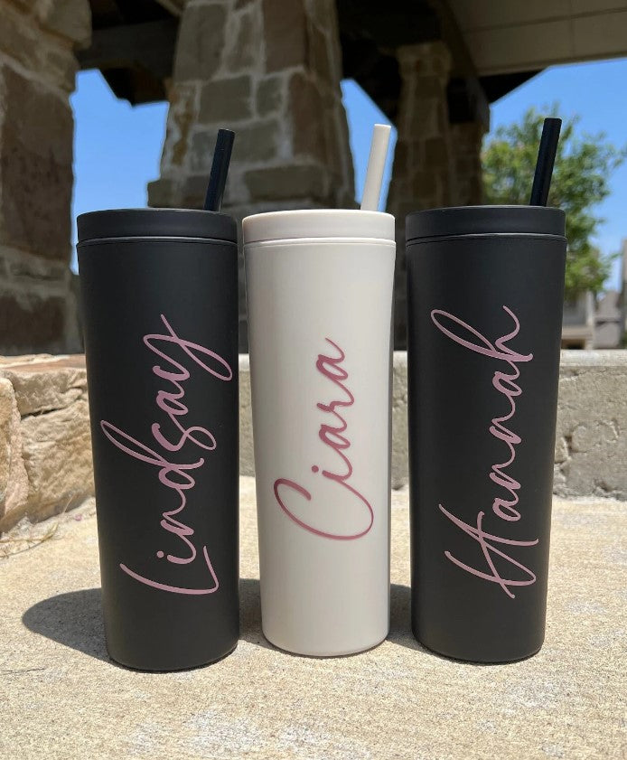18oz. Personalized Acrylic Tumbler – MK Southern Creations