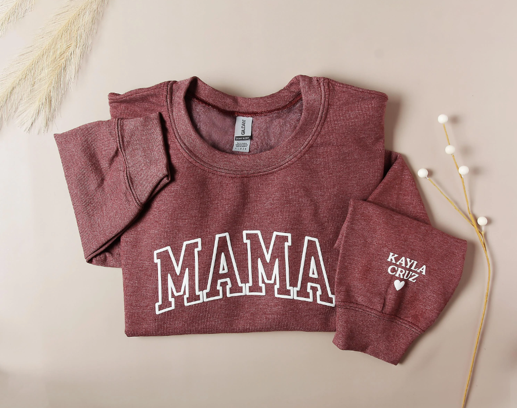 Personalized Mama Sweatshirt