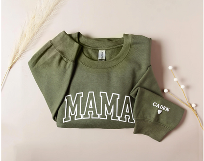 Personalized Mama Sweatshirt