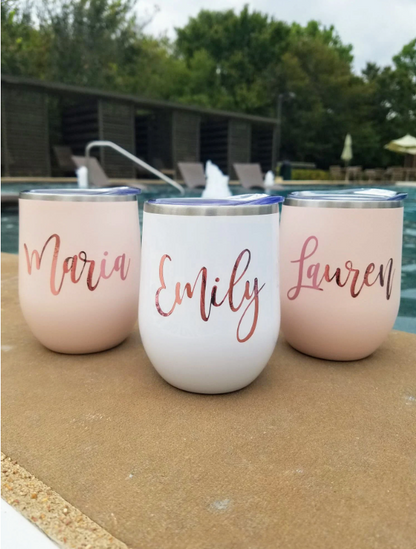 Personalized Wine Tumbler – Customized for a Unique Touch